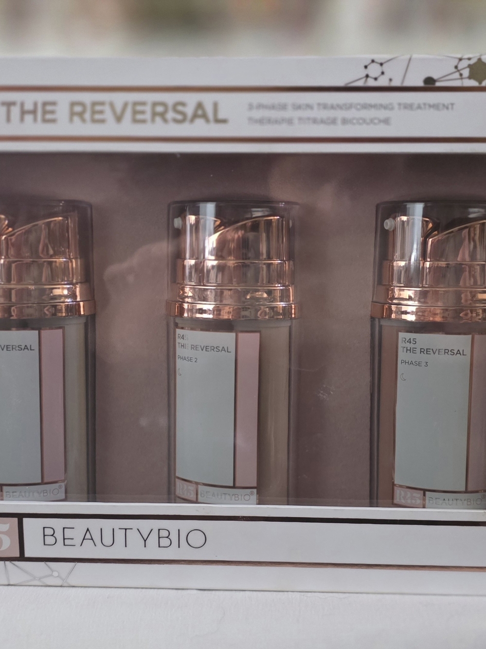 BEAUTYBIO The Reversal 3-Piece Skin Treatment Set - Pink & Rose Gold